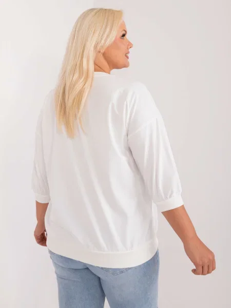 Szív mintás blúz Fashionhunters szürke