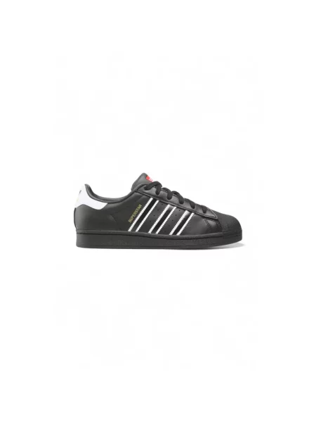 Sneakersy Adidas skórzane klasyczne czarne