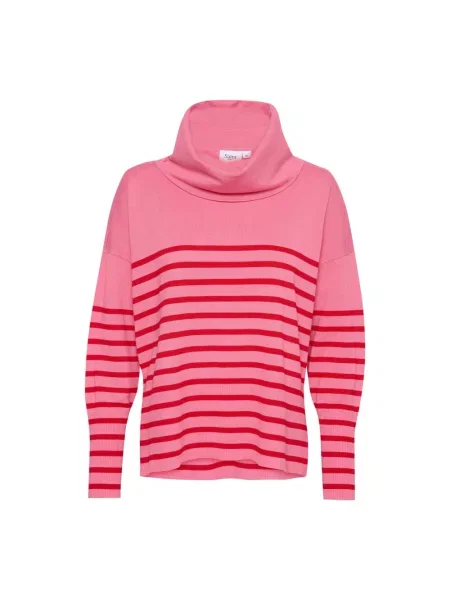 Sweter Saint Tropez w paski różowy