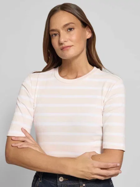 Basic T-Shirt w z dekoltem O-neck Christian Berg Woman