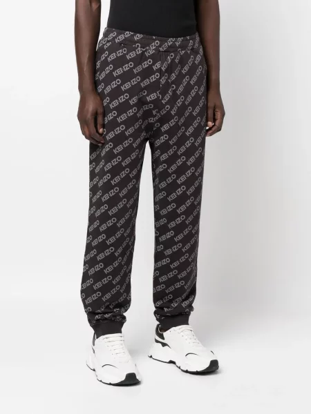 Kalhoty Kenzo s potiskem černé