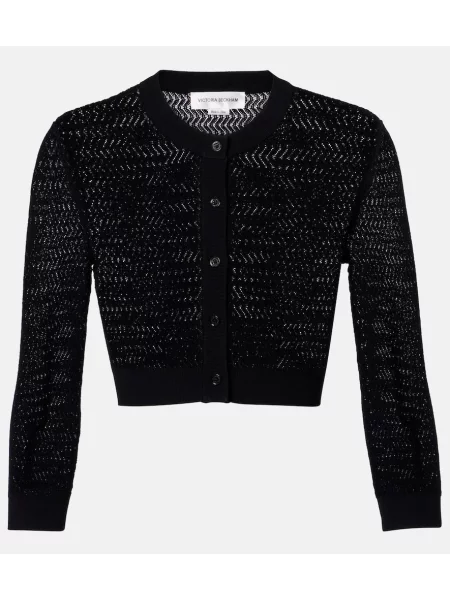 Cropp cardigan Victoria Beckham negru