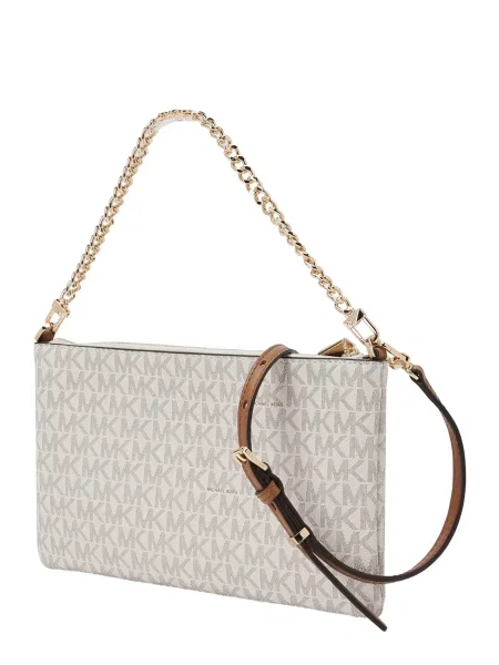 MICHAEL Michael Kors Taška cez rameno krémová / karamelová / zlatá / svetlosivá / jablková hnedá