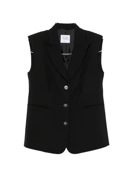 Vestă Le Sully Studio fără mâneci negru