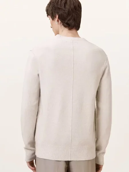AllSaints pulover z dodatkom volne bež