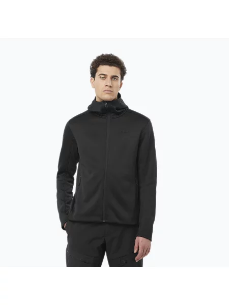 Bluza trekkingowa Salomon Essential Midwarm Hd deep black czarna