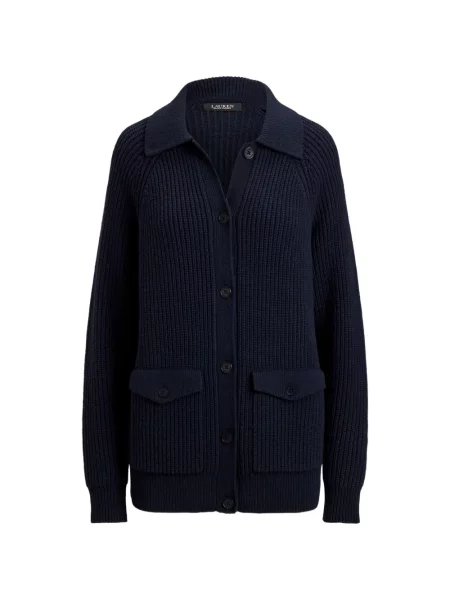 Cardigan Lauren Ralph Lauren tricotate albastru