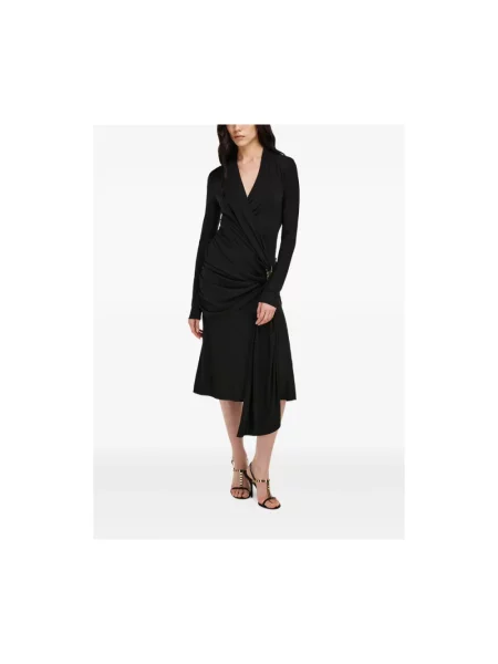 Sukienka midi Ferragamo czarna