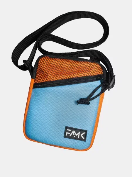 Сумка через плечо Famk голубая
