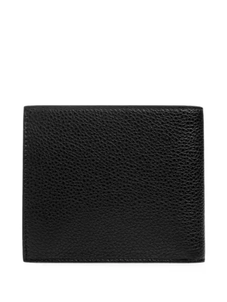 Portofel Dsquared2 din piele cu autograf negru