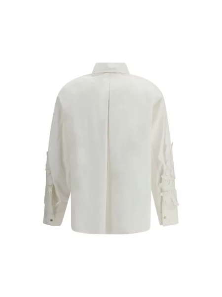 Forte Forte koszula relaxed z kołnierzykiem klasycznym shirt biały