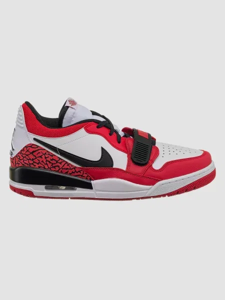 Кожаные кроссовки Jordan Alpha красные
