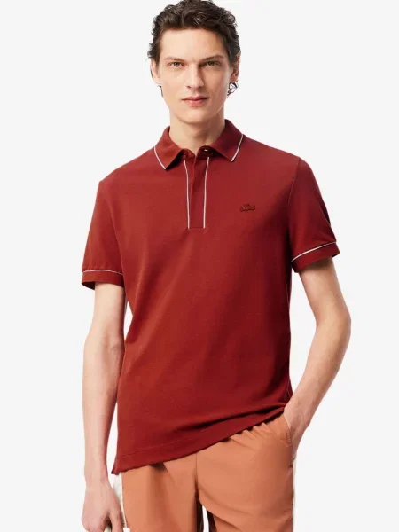 Поло Lacoste коричневе
