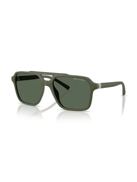 Armani Exchange okulary przeciwsłoneczne pilotki zielone