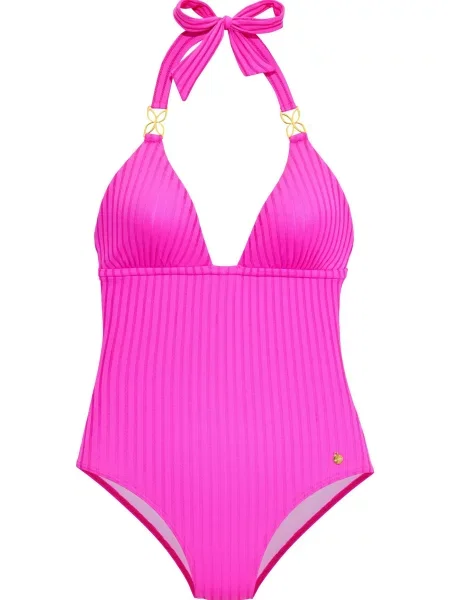 LASCANA Costum de baie întreg neon roz