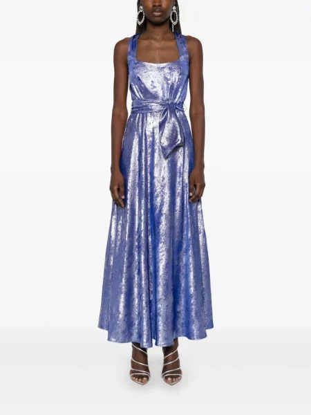Rochie maxi Baruni de costum albastru