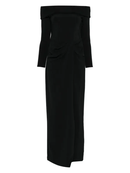 Rochie Lauren Ralph Lauren drapată de costum negru