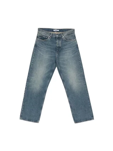 Jeansy straight leg Sunflower niebieskie