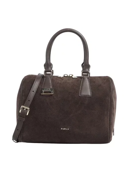 Torebka Furla skórzana brązowa