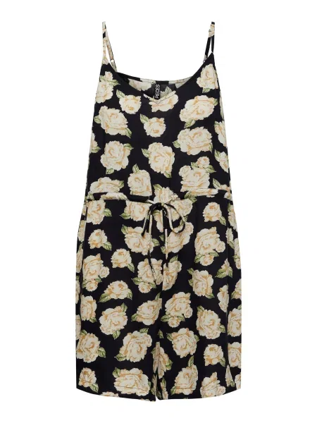 Pieces Maternity Salopeta Nya crem / bleumarin / maro cappuccino verde