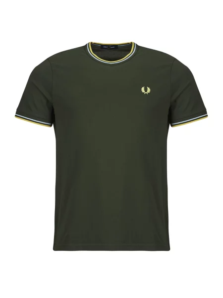 Majica Fred Perry s kratkimi rokavi zelena