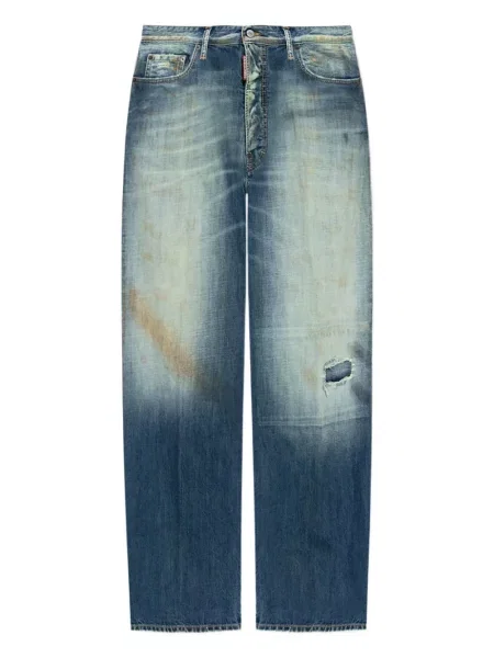 Blugi Dsquared2 zdrențuiți albastru
