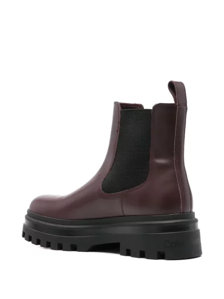 Botine chelsea Calvin Klein Jeans maro