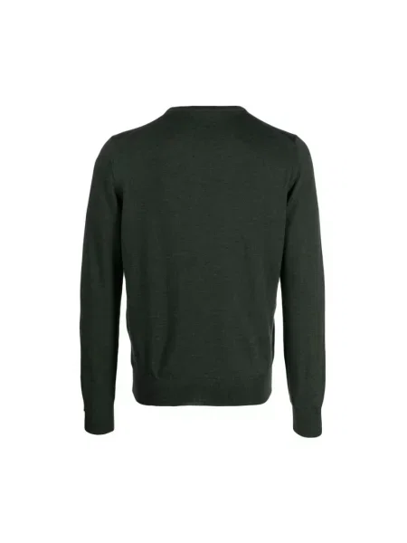 Sweter La Fileria wełniany zielony