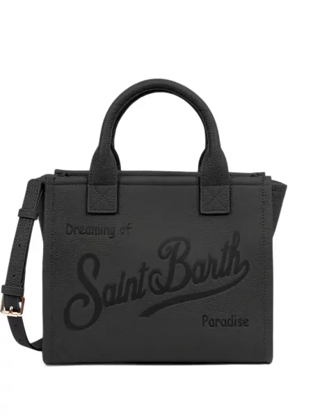 Geantă shopper Mc2 Saint Barth din piele negru
