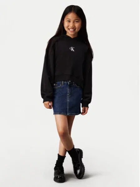 Calvin Klein Jeans Pulóver D Boxy Fit fekete