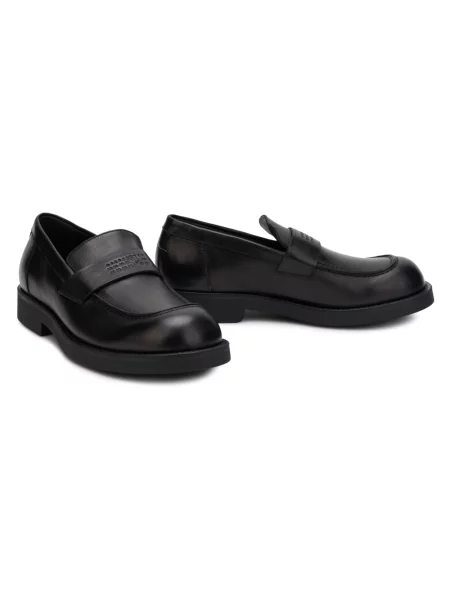 Półbuty Mm6 Maison Margiela skórzane czarne