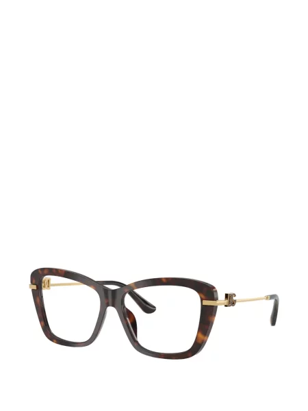 Sluneční brýle kočičí oko Dolce & Gabbana Eyewear s autogramem hnědé