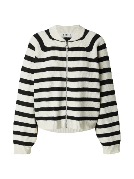 EDITED Geacă tricotată Rani bej negru