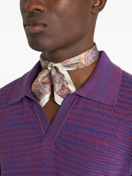 Fular Etro cu imagine cu model paisley