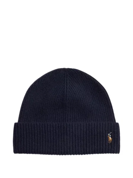 Fleece polo Polo Ralph Lauren με κέντημα με λαιμόκοψη v κόκκινο