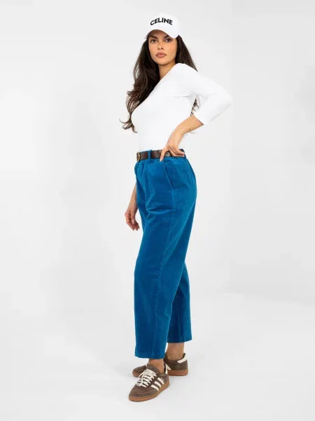 Pantaloni Italy Moda alb