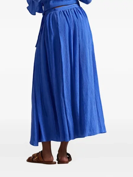 Vunena majica Polo Ralph Lauren s okruglim izrezom iznad koljena narančasta