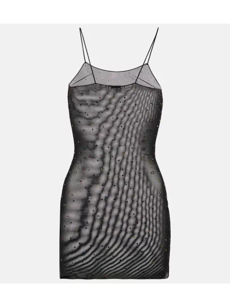 Sukienka Osã©ree z siateczką garniturowa czarna