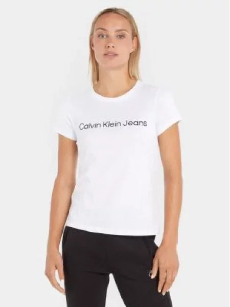 Calvin Klein Jeans Marškinėliai balta