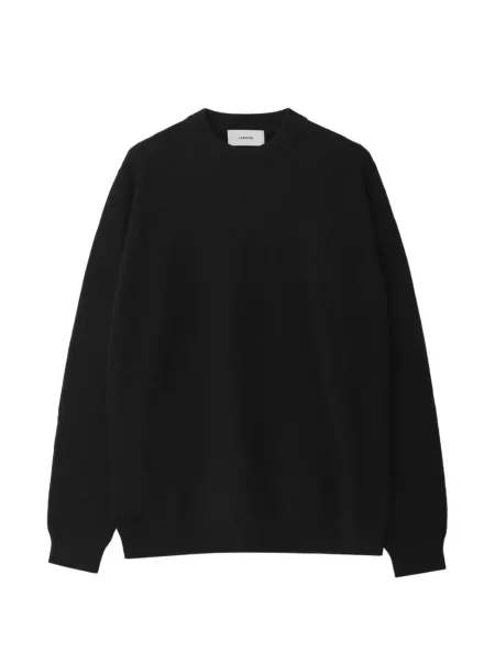 Pulover Lardini cu decolteu rotund negru