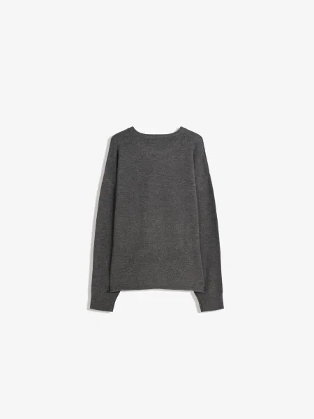 Bershka Pulover temno siva