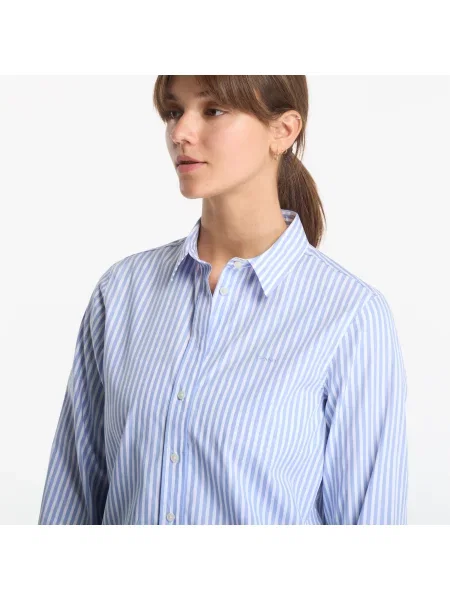 Πουκάμισο Gant Reg Classic Poplin Striped Shirt Dusk Blue 40 μπλε