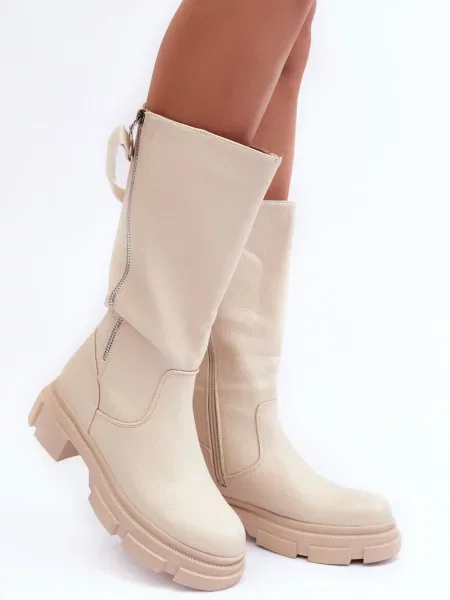 Cizme Boto alb