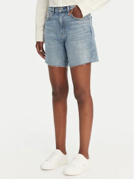 Calvin Klein Jeans Farmer rövidnadrág kék