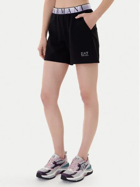 Emporio Armani Спортни шорти черен
