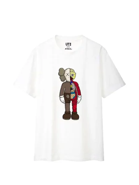 Tricou Kaws alb