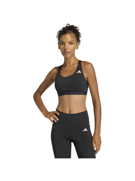 Teretana grudnjak Adidas crna