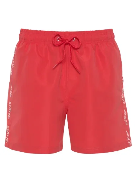 S.Oliver Șorturi de baie Noah portocaliu homar alb