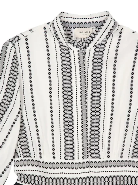 Rochie tip cămașă Zeus+dione lungă de costum negru