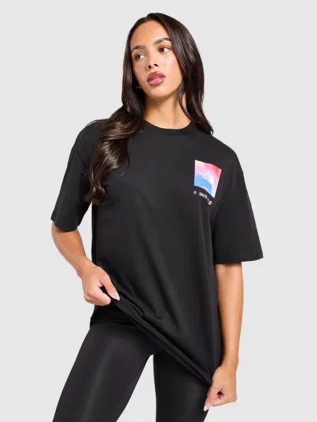 The North Face T-Shirt Oversize California czarna